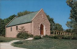 Exterior Photo of the Chapel at Kansas State University Postcard
