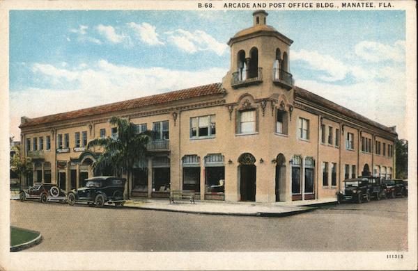 Arcade and Post Office Building Manatee Florida