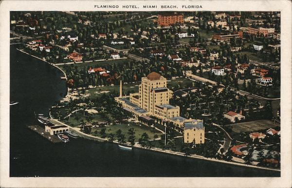 Flamingo Hotel, Biscayne Bay Miami Beach Florida