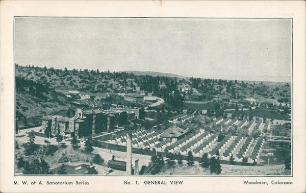 General View, M. W. of A. Sanatorium Colorado Springs