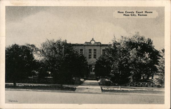 Ness County Court House Ness City Kansas