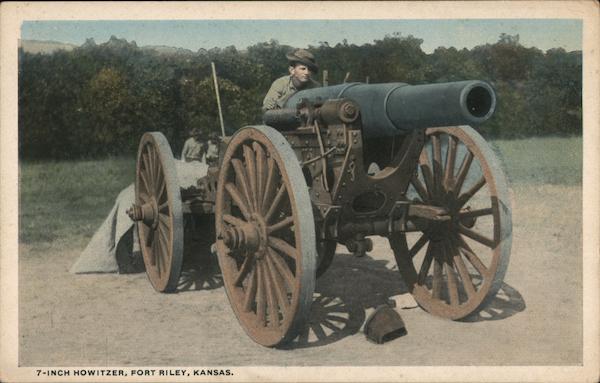 7-Inch Howitzer Fort Riley Kansas