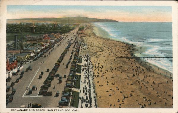 Esplanade and Beach San Francisco California