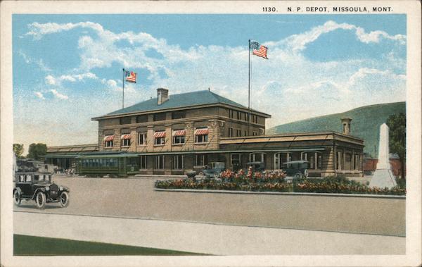 N.P. Depot Missoula Montana