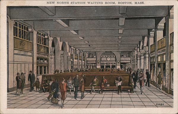 New North Station Waiting Room Boston Massachusetts
