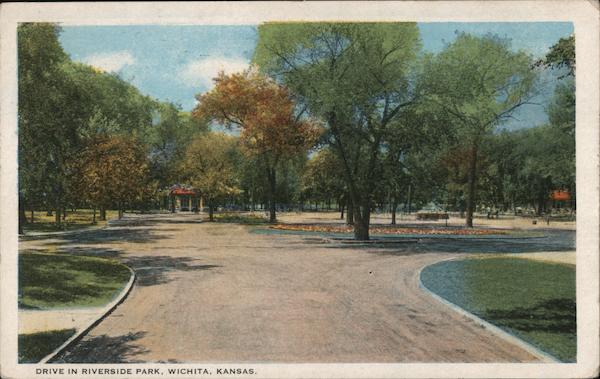 Drive in Riverside Park Wichita Kansas