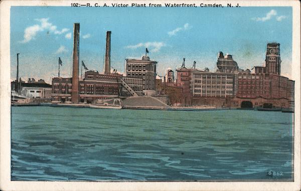 R.C.A. Victor Plant From Waterfront Camden New Jersey