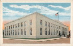 New Post Office, U.S. Court and Customs House Postcard