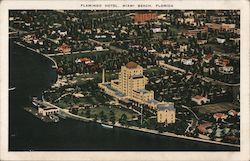 Flamingo Hotel, Biscayne Bay Postcard