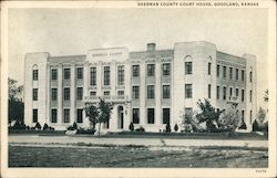 Sherman County Court House Goodland, KS Postcard Postcard Postcard