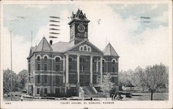 Court House El Dorado, KS Postcard Postcard Postcard