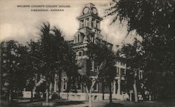 Wilson County Court House Fredonia, KS Postcard Postcard Postcard