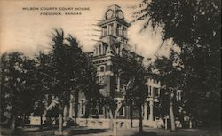 Wilson County Court House Fredonia, KS Postcard Postcard Postcard