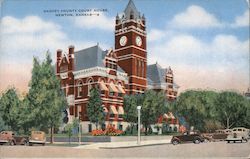 Harvey County Court House Postcard
