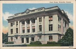 Brown County Court House Hiawatha, KS Postcard Postcard Postcard