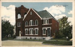 Christian Church Abilene, KS Postcard Postcard Postcard