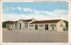 Union Pacific Passenger Station Postcard