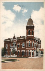 City Hall Abilene, KS Postcard Postcard Postcard