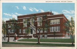 Abilene High School Postcard