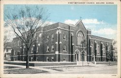 Forst Methodist Church Abilene, KS Postcard Postcard Postcard