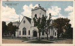 Methodist Church Abilene, KS Postcard Postcard Postcard