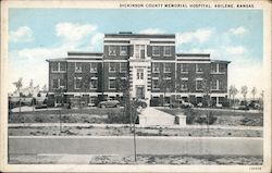 Dickinson County Memorial Hospital Abilene, KS Postcard Postcard Postcard