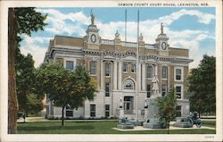Dawson County Court House Postcard