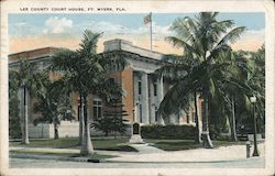 Lee County Court House Fort Myers, FL Postcard Postcard Postcard