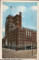 Hotel Besse Pittsburg, KS Postcard Postcard Postcard