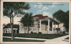 Senator Porter's Residence Pittsburg, KS Postcard Postcard Postcard