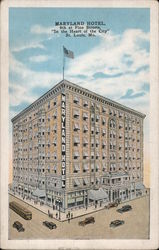 Maryland Hotel, 9th at Pine Street Postcard