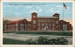 Shrine Hospital for Crippled Children St. Louis, MO Postcard Postcard Postcard