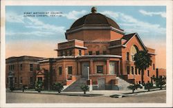 First Methodist Church Postcard