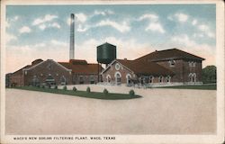 Waco's New $300,000 Filtering PLant Texas Postcard Postcard Postcard