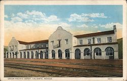 Union Pacific Depot Caliente, NV Postcard Postcard Postcard