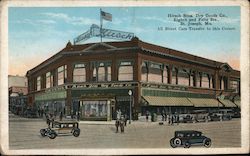 Hirsch Brothers Dry Goods, Eighth and Felix Streets Postcard