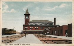 Union Station El Paso, TX Postcard Postcard Postcard