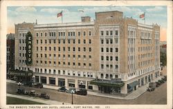 Emboyd Theatre and Hotel Indiana Postcard