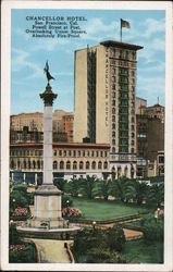 Chancellor Hotel, Union Square San Francisco, CA Postcard Postcard Postcard