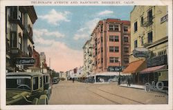 Telegraph Avenue and Bancroft Postcard