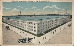Ordnance Department - Site of Old Pennsylvania R.R. Station Postcard