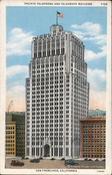 Pacific Telephone and Telegraph Building Postcard