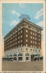 Hotel Wilhard Seventh Ave and Union St Seattle, WA Postcard Postcard Postcard