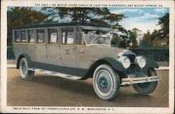 Gray Line Motor tours Coach De Luxe Postcard