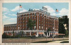 Hotel Monticello Longview, WA Postcard Postcard Postcard