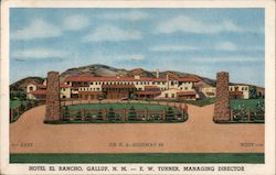 Hotel El Rancho Postcard