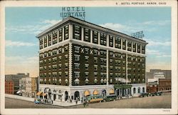 Hotel Portage Akron, OH Postcard Postcard Postcard