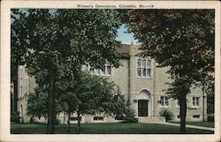 Women's Gymnasium, Missouri University Postcard