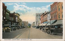High Street, Looking West Postcard