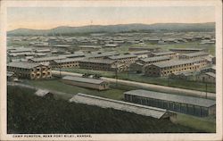 Overview of Camp Funston Fort Riley, KS Postcard Postcard Postcard